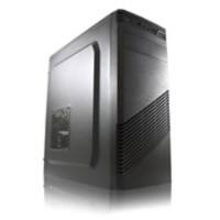 LC-Power Computergehäuse 7037B Midi Tower Metall, Kunststoff, Gehärtetes Glas Schwarz