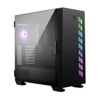 Msi Computergehäuse 300R Midi Tower Glas, Stahl Schwarz