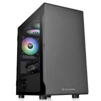 Thermaltake Computergehäuse CA-1Q9-00S1WN-00 Micro Tower SPCC Schwarz