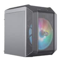 Cooler Master Computergehäuse MCM-H100-KANN-S01 Mini Tower Masche, Kunststoff, Stahl Schwarz, Eisengrau