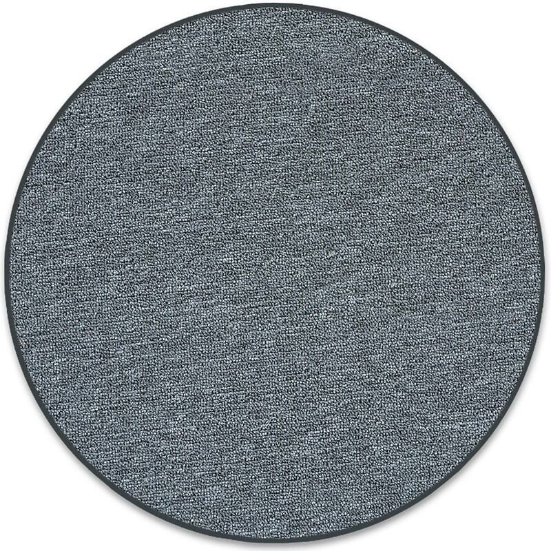 Floordirekt Teppich London 23853 Dunkelgrau Rund  mm x  mm