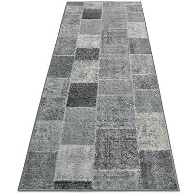Floordirekt Teppich-Läufer Monsano 18910 Schwarz, Grau Rechteckig 800 mm x 3000 mm