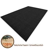 Floordirekt Teppich-Läufer Sylt 11280 Schwarz Rechteckig 800 mm x 4000 mm