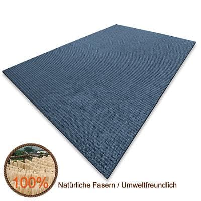 Floordirekt Teppich-Läufer Sylt 15580 Blau Quadratisch 1000 mm x 1000 mm
