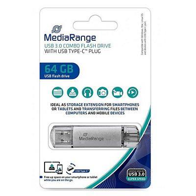 MediaRange USB-Stick MR937 Silber