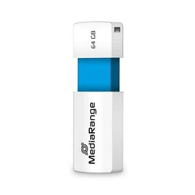 MediaRange USB-Stick MR974  Weiß, Blau