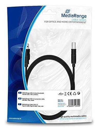 MediaRange Kabel MRCS101 Schwarz