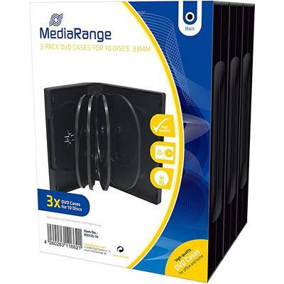 MediaRange DVD Case BOX35-10 Kunststoff Schwarz