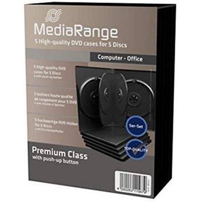 MediaRange DVD Case BOX35-5 Kunststoff Schwarz
