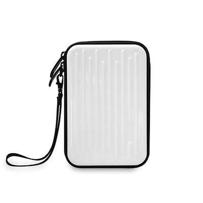 MediaRange Hard Disk Drive Wallet BOX996 Nylon, Kunststoff Schwarz, Weiß