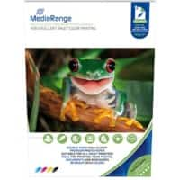 MediaRange Inkjet Fotopapier Glänzend DIN A4 160 g/m² Weiß 50 Blatt