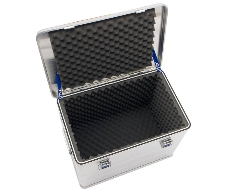 ALUTEC COMFORT Aufbewahrungsbox 73 L Grau 580 x 385 x 398 mm