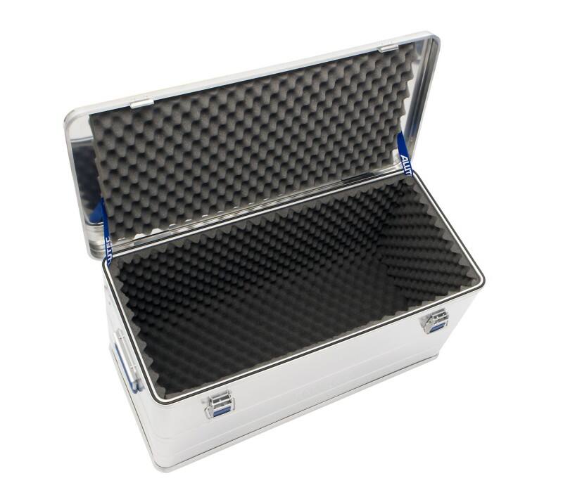 ALUTEC COMFORT Aufbewahrungsbox 92 L Grau 780 x 385 x 398 mm