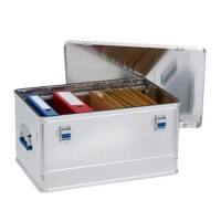 ALUTEC OFFICE Aufbewahrungsbox 74 L Grau 630 x 430 x 325 mm