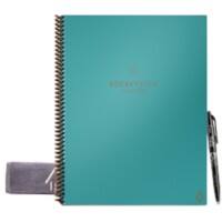 RocketBook 1/3 A4 Notizbuch EVRF-L-RC-CCE-FR Gepunktet nicht perforiert 42 Seiten Neptune Türkis