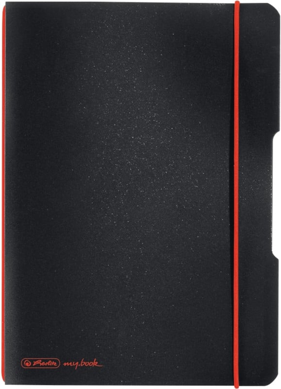 Herlitz Notizbuch A5 Kariert PP (Polypropylen) Schwarz