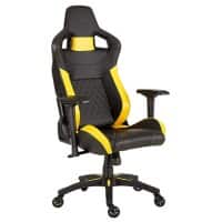 CORSAIR Gaming Stuhl T1 Race Warrior Kunstleder Schwarz, Gelb