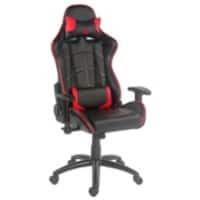 LC-POWER Gaming Stuhl LC-GC-1 Kunstleder Schwarz, Rot