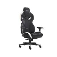 SANDBERG Gaming Stuhl Kunstleder Schwarz, Weiß