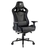 LC-POWER Gaming Stuhl LC-CC-801BW Kunstleder Schwarz