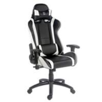 LC-POWER Gaming Stuhl LC-GC-2 Kunstleder Weiß