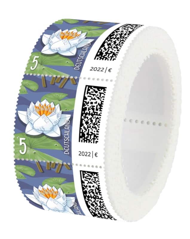 Deutsche Post "Seebriefrose" Briefmarken 0,05€ Gummiert 200 Stück