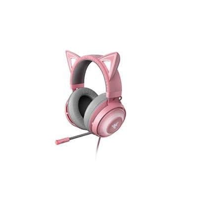 Razer Kraken Kitty Verkabelt Stereo Kopfhörer Kopfbügel  USB  Pink