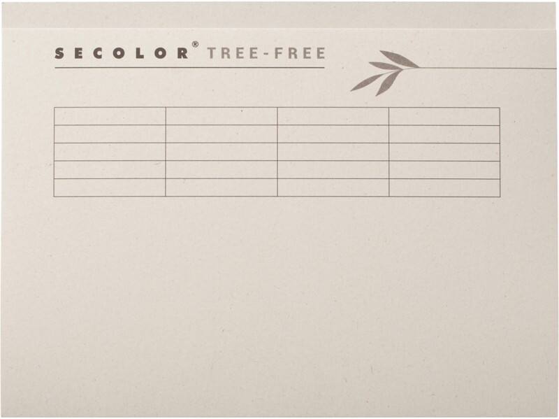 Djois Tree-Free Aktendeckel DIN A4 Creme Karton Recycled 226 mm 225 g/m² 10 Stück