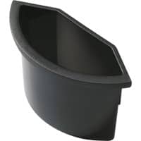 helit Abfalleinsatz 2 L Schwarz Kunststoff 25,4 x 11,1 x 15,7 cm 5 Stück