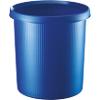 helit Papierkorb Kunststoff Blau Transluzent 31,5 x 31,5 x 32 cm 5 Stück
