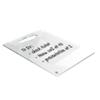 Nobo Mini Desktop Whiteboard-Notiztafel 1915613 Acryl Rahmenlos DIN A4 Transparent