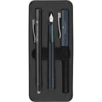 Faber-Castell Grip Gift Box Kugelschreiber und Füllfederhalter Blau 2011