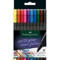 Faber-Castell Grip Fineliner 0,4 mm Farbig sortiert 10 Stück