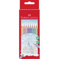 Faber-Castell Buntstifte Pastell 111211 Rot 10 Stück