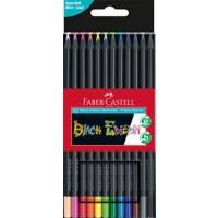 Faber Castell Buntstifte Black Edition 116412 Schwarz 12 Stück