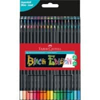 Faber Castell Buntstifte Black Edition 116436 Schwarz 36 Stück