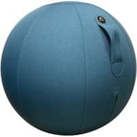 Alba Ergoball Ergonomischer Sitzball Stoff Blau 120 kg MHBALL B 65 mm x 65 mm