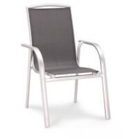Best Freizeitmoebel Sessel 47151085 Aluminium Silber 590 x 620 x 930 mm