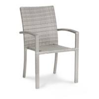 Best Freizeitmoebel Sessel 45100003 Aluminium Grau 570 x 630 x 880 mm