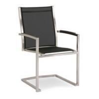 Best Freizeitmoebel Sessel 47881151 Edelstahl Silber 570 x 640 x 930 mm