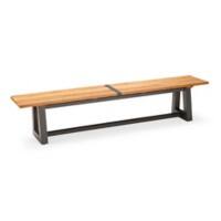 Best Freizeitmoebel Aluminium Bank 4 Personen Anthrazit 2200 x 450 x 400 mm