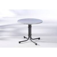 Best Freizeitmoebel Tisch 26538004 Stahl Anthrazit 800 x 800 x 720 mm