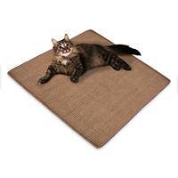 Floordirekt Katzen-Kratzteppich Katzen 13195 Nougat Quadratisch 1000 mm x 1000 mm