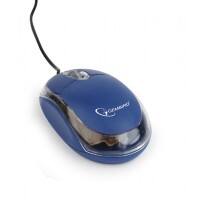 Gembird Kabelgebundene Maus MUS-U-01-BT Blau, Transparent