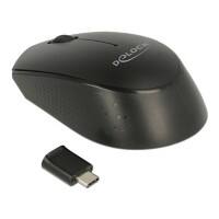 DELOCK Maus Kabellos 12526 Schwarz