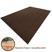 Floordirekt Teppich-Läufer Sylt 11039 Dunkelbraun Quadratisch 1000 mm x 1000 mm