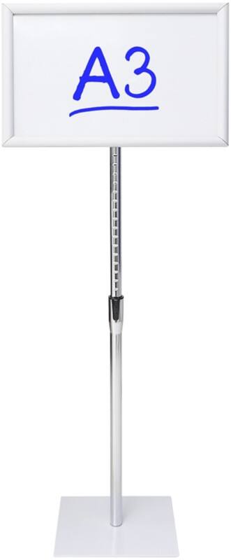 Viking Infoständer DIN A3 Aluminium, Melamin Silber Basic