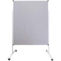 Viking Moderationstafel Filz 1.200 (B) x 18 (T) x 1.500 (H) mm Grau, Silber