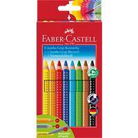 Faber-Castell Colour Grip Buntstift Farbig sortiert Jumbo-Grip 10 Stück