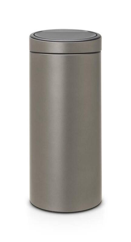 BRABANTIA Papierkorb BRA115363 Platin Stahl 30 L